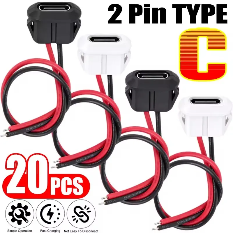 Usb C Hub - 2P Type-C Female 2Pin USB Connector