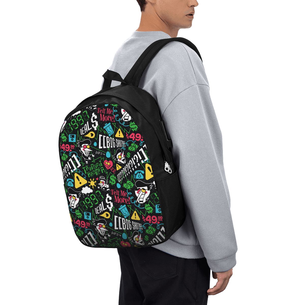Deltarune SPAMTON G Backpack T - Laptop Bag 评论和价格