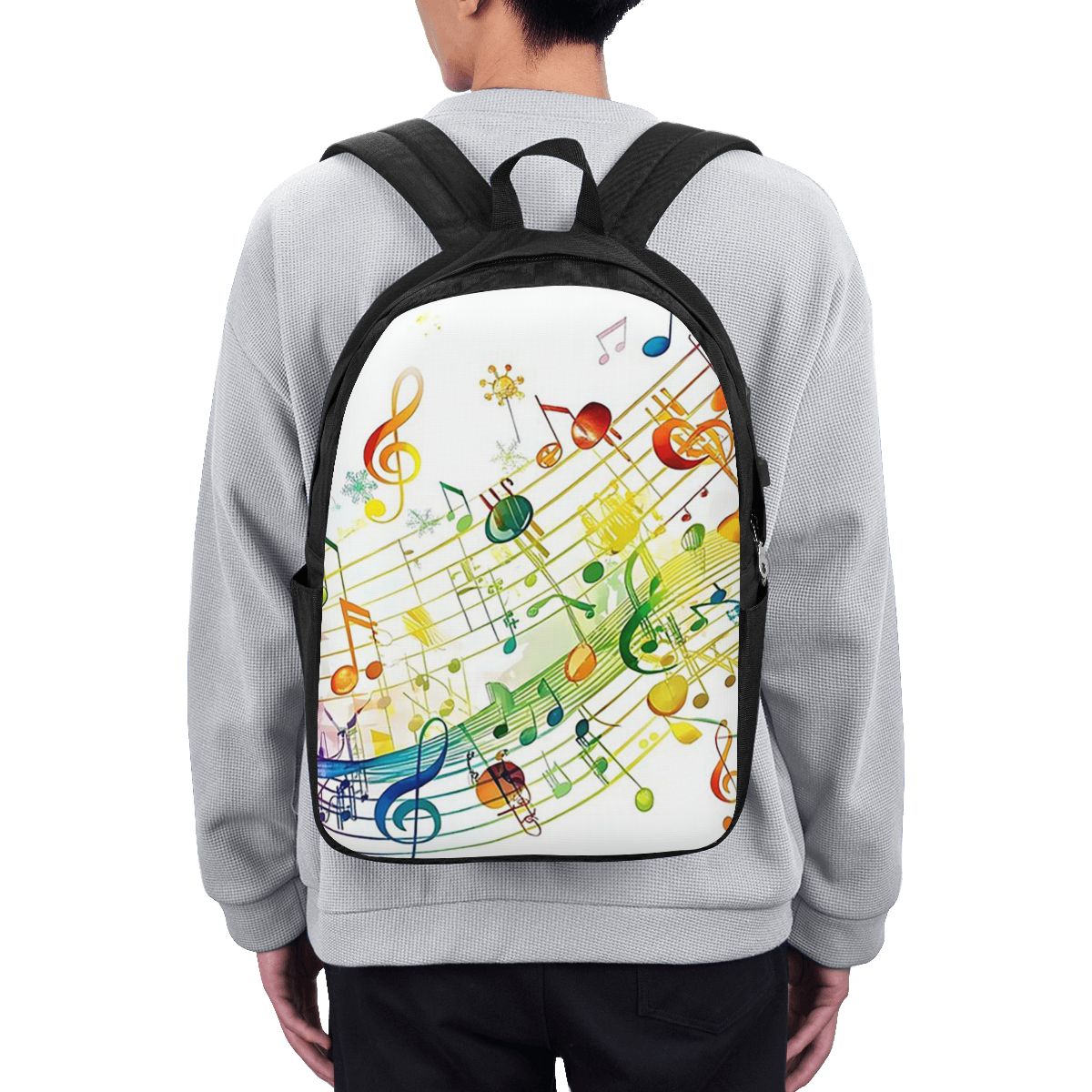 Abstract Piano Keys With Music - Laptop Bag 评论和价格