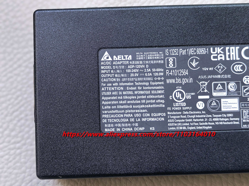 Genuine DELTA ADP-120VH D AC/D - Laptop Charger 评论和价格