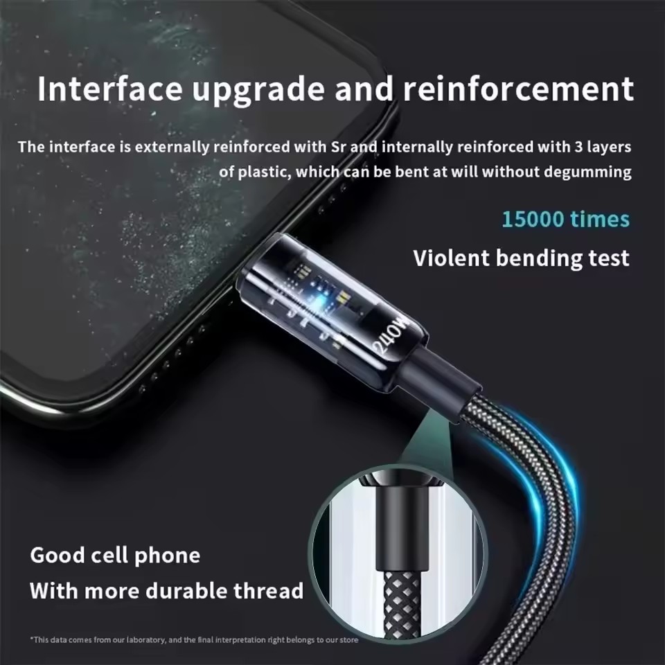 240W Dual Charging Line Type-C - Laptop Original Accessories 评论和价格