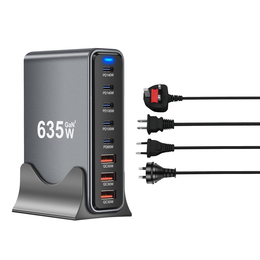 635W USB C PD GAN Charger, 8-P - Laptop Charger 评论和价格