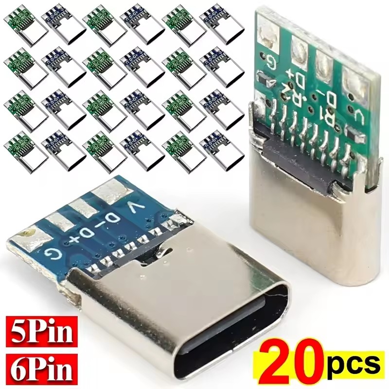 USB Type C Connectors 5 Pin/6  - Usb C Hub 评论和价格
