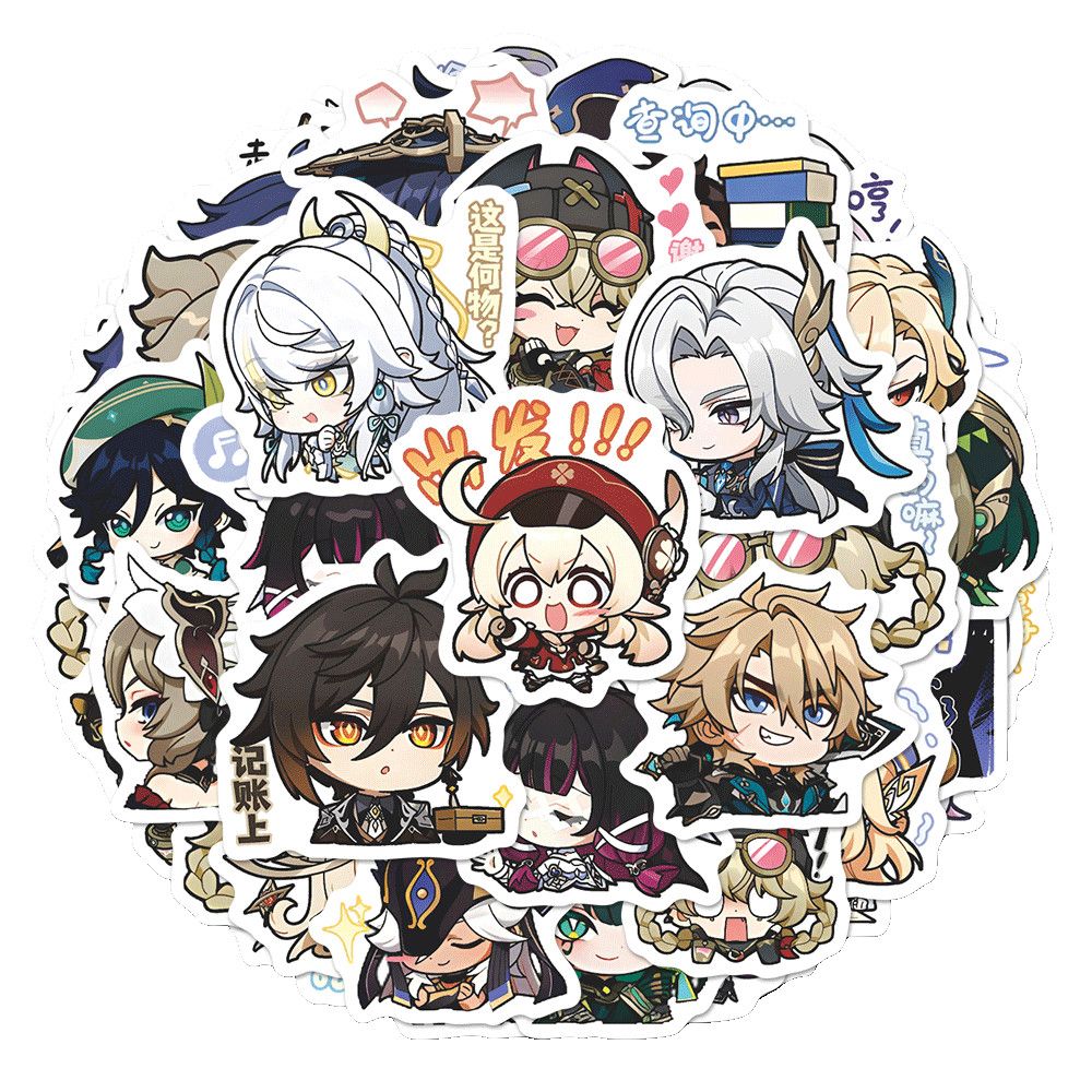 64PCS Genshin Impact Moon Maid - Laptop Original Accessories 评论和价格